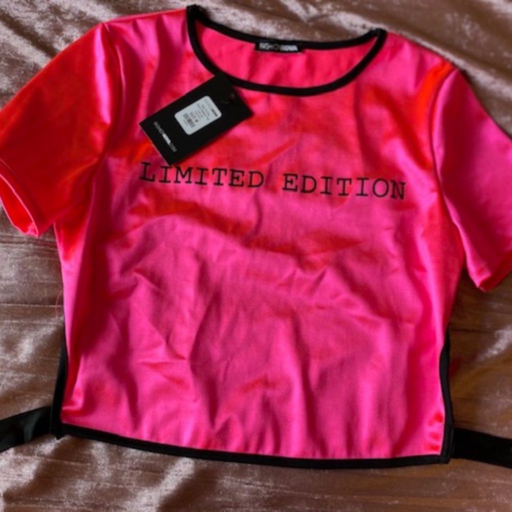 Neon Pink Limited Edition Crop Top